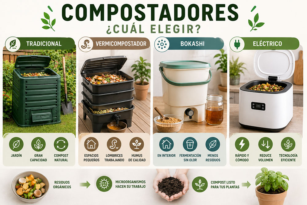 Compostadores domésticos