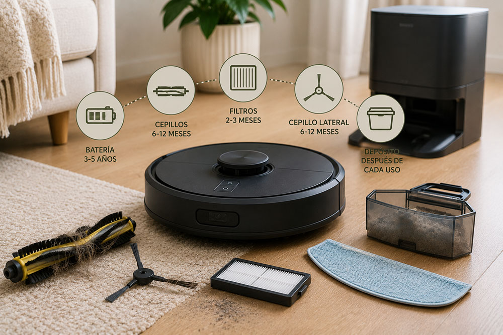 Cuánto dura realmente un robot aspirador