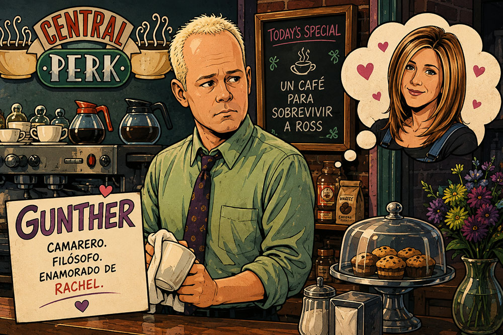 Gunther: el camarero más enamorado de Friends