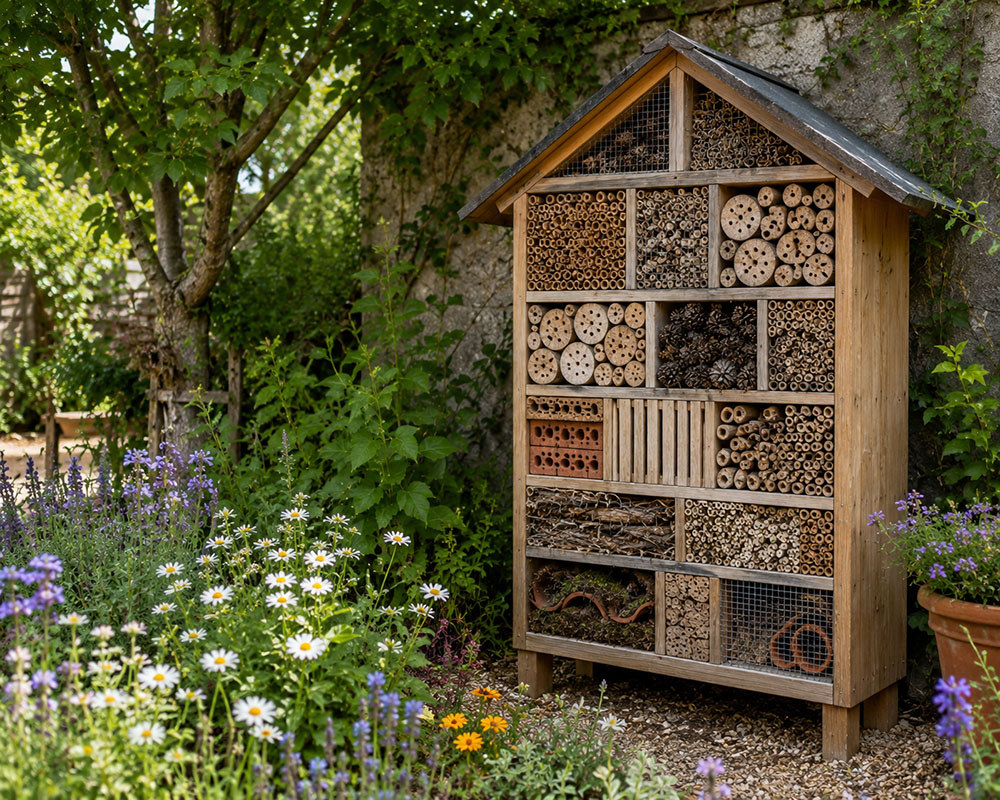 Hoteles de insectos grandes