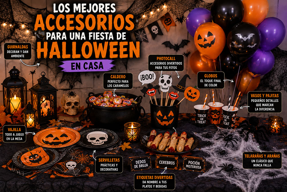 Los mejores accesorios para una fiesta de Halloween