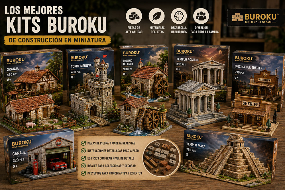 Los mejores kits Buroku de construcción en miniatura