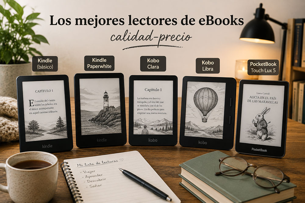 Los mejores lectores de eBooks