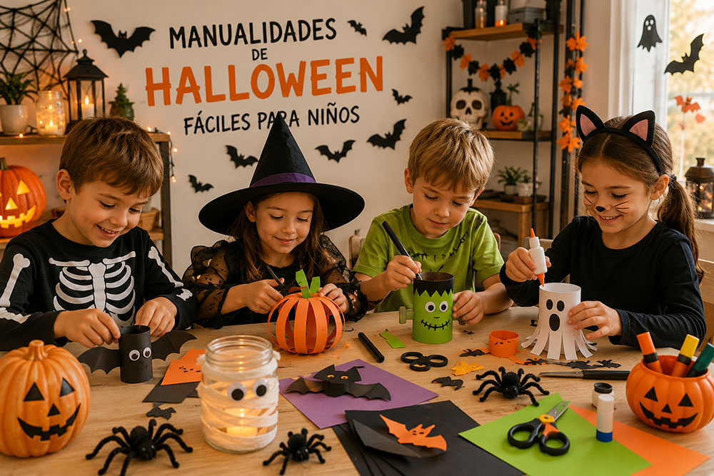 Manualidades de Halloween fáciles para niños