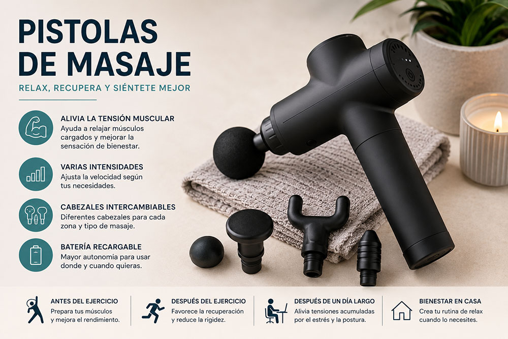 Pistolas de masaje
