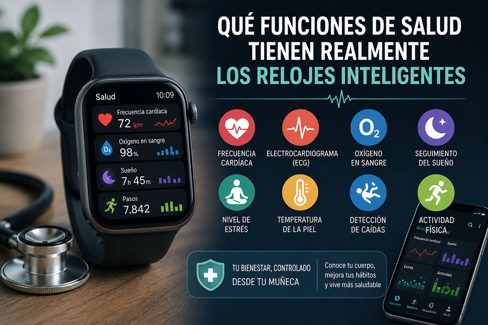 Qué funciones de salud tienen realmente los relojes inteligentes