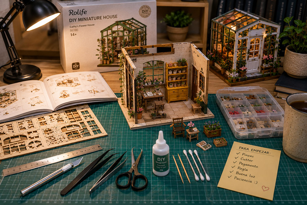 Qué necesitas para construir casas en miniatura