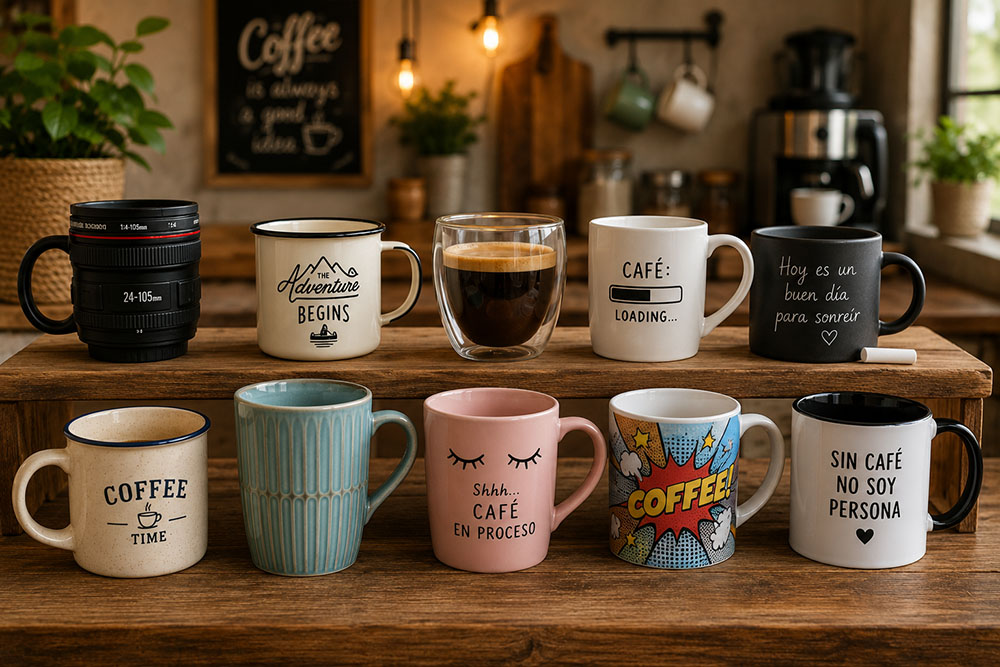 Tazas originales y divertidas para regalar a un amante del café