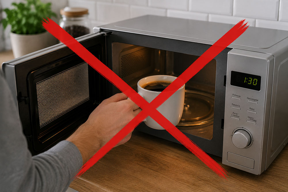 recalentar el café
