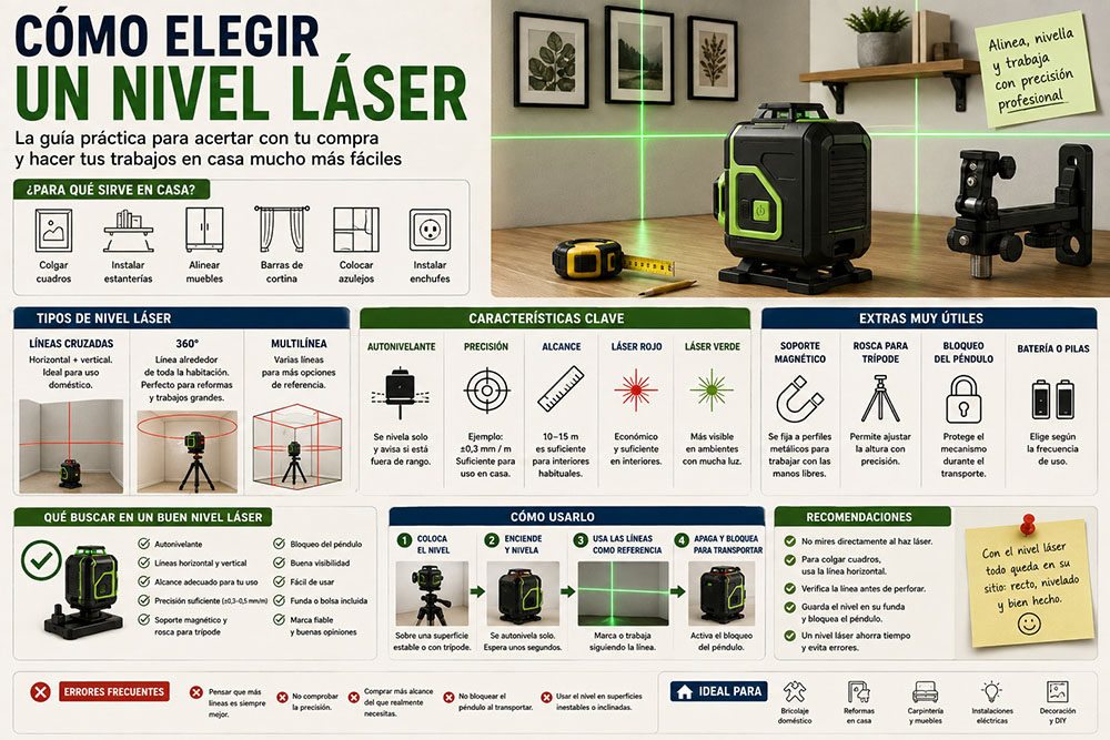Cómo elegir un nivel láser