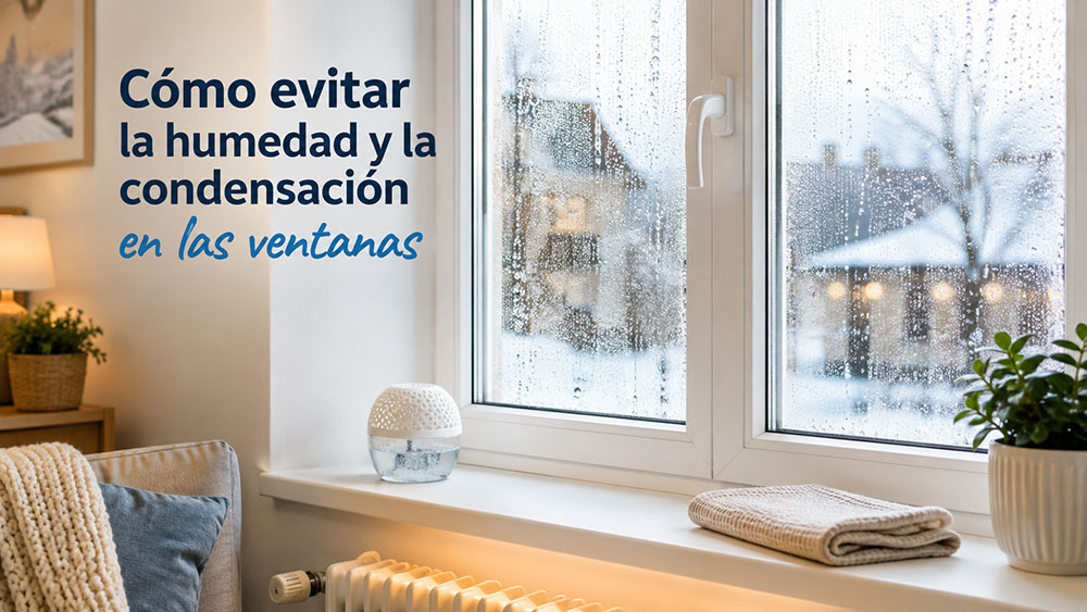 Cómo evitar la humedad y la condensación en las ventanas
