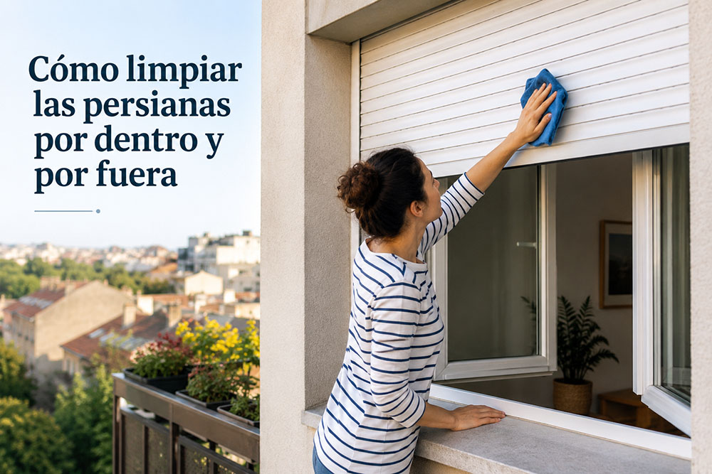 Cómo limpiar las persianas por dentro y por fuera