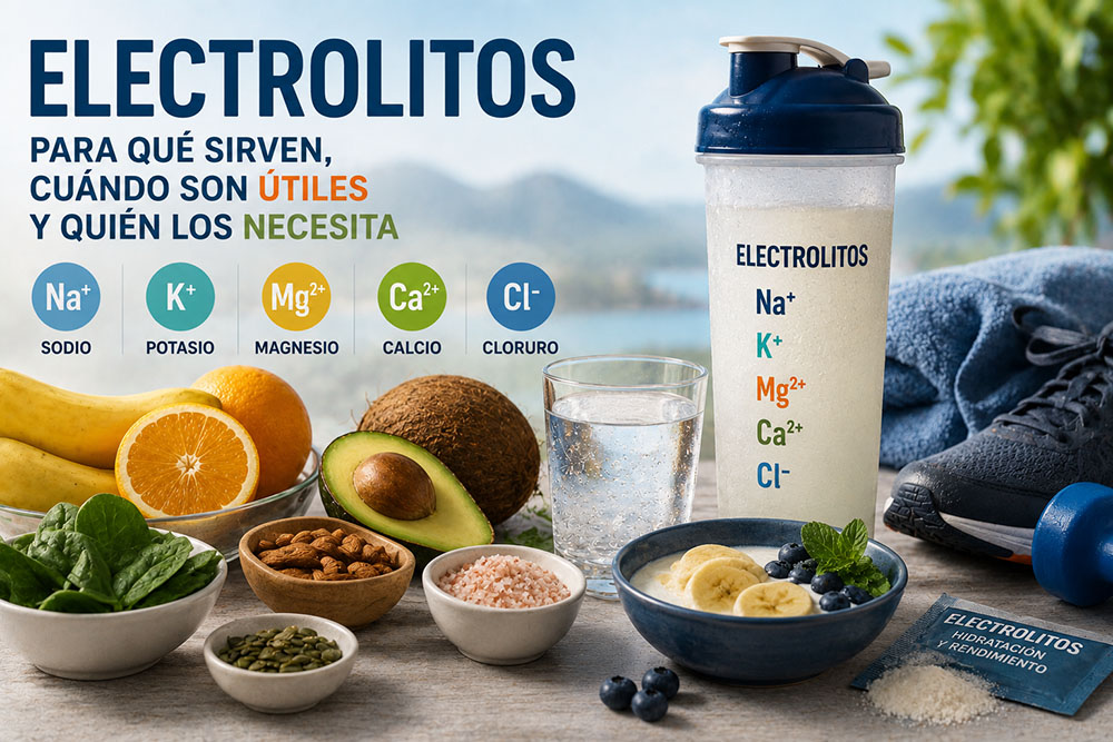 Electrolitos: para qué sirven, cuándo son útiles y quién los necesita