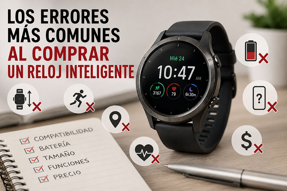 Los errores más comunes al comprar un reloj inteligente