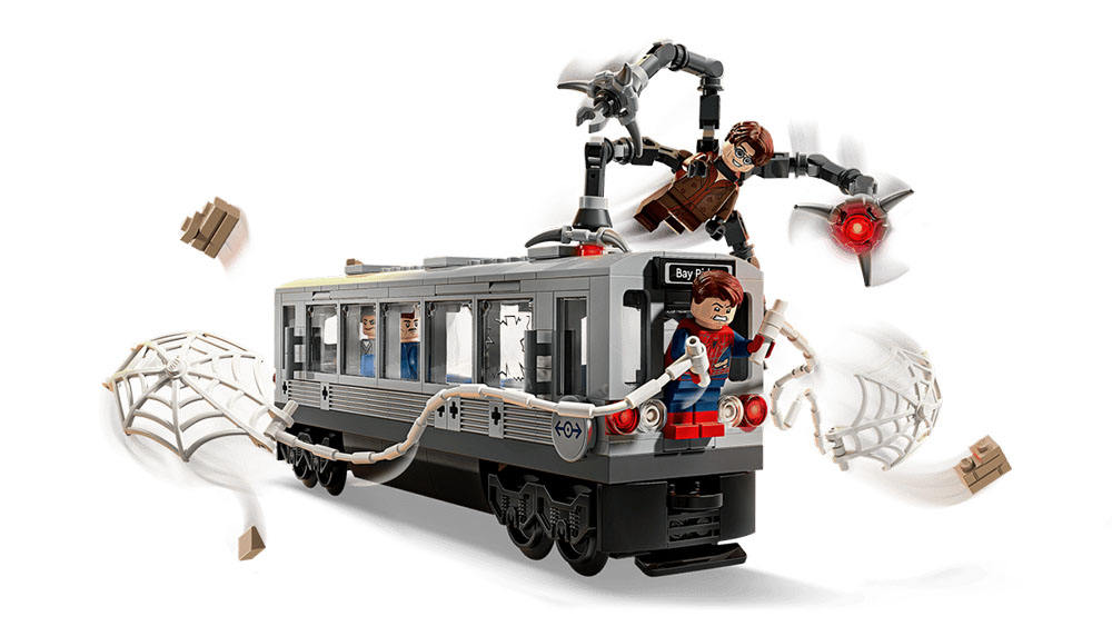 Spider-Man vs. Doctor Octopus – Escena del tren - LEGO Marvel 76321