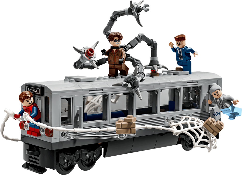 Spider-Man vs. Doctor Octopus – Escena del tren - LEGO Marvel 76321