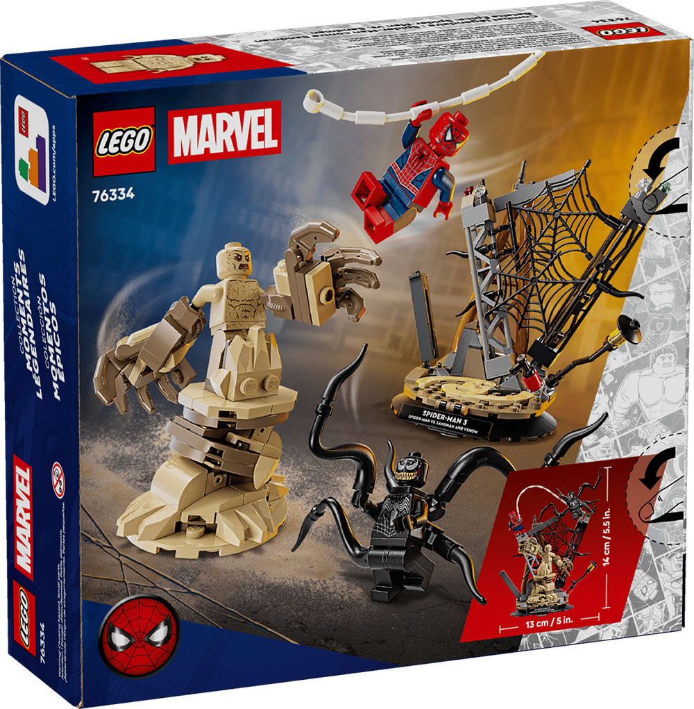 Batalla épica Spider-Man vs. Sandman - LEGO Marvel 76334