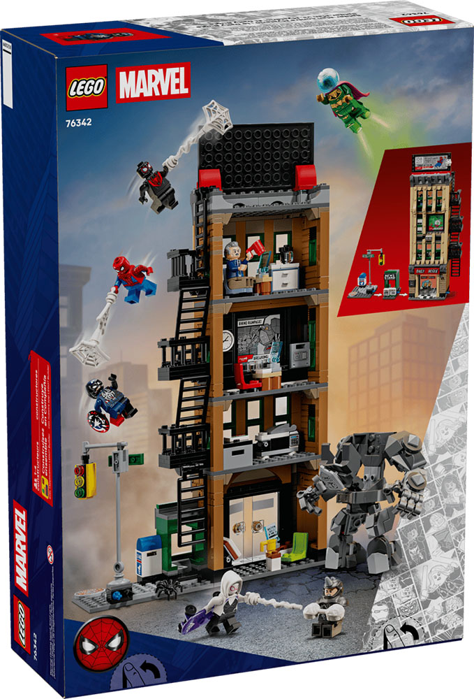 Spider-Man vs. Mysterio – El Daily Bugle - LEGO Marvel 76342