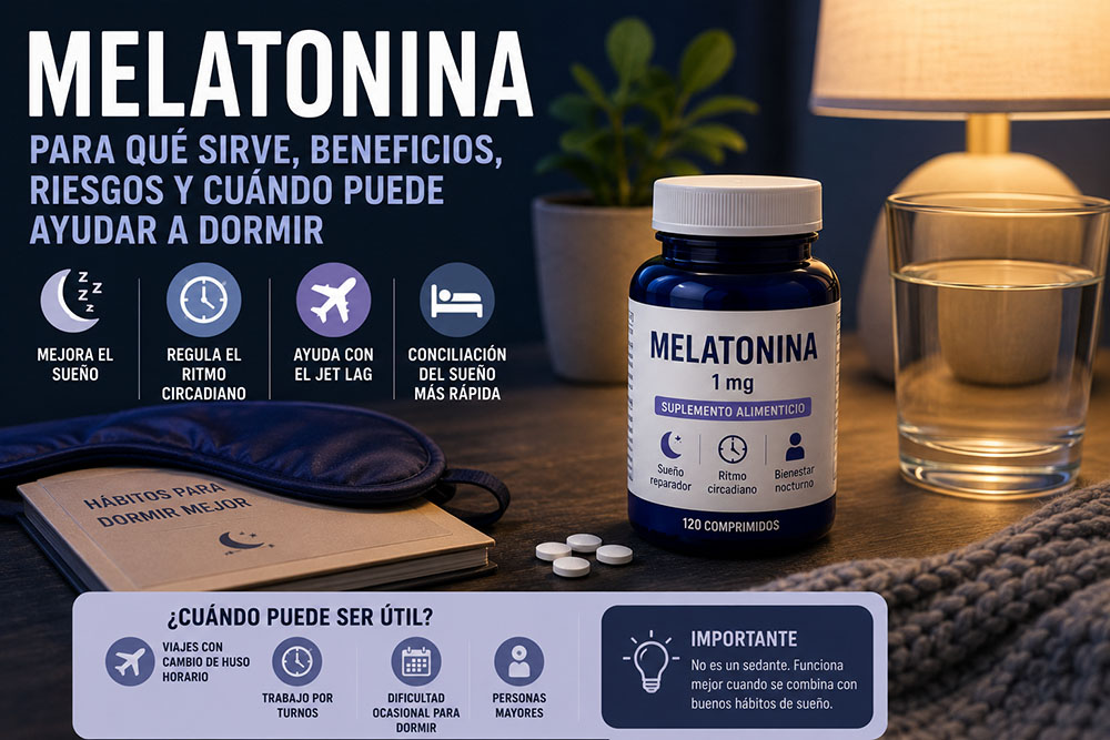 Melatonina: para qué sirve, beneficios, riesgos y cuándo puede ayudar a dormir