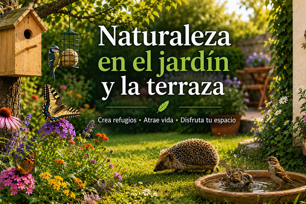 naturaleza en el jardín y la terraza