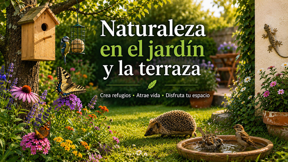 Naturaleza en el jardín y la terraza