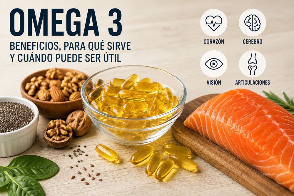 Omega 3: beneficios, para qué sirve y cuándo puede ser útil