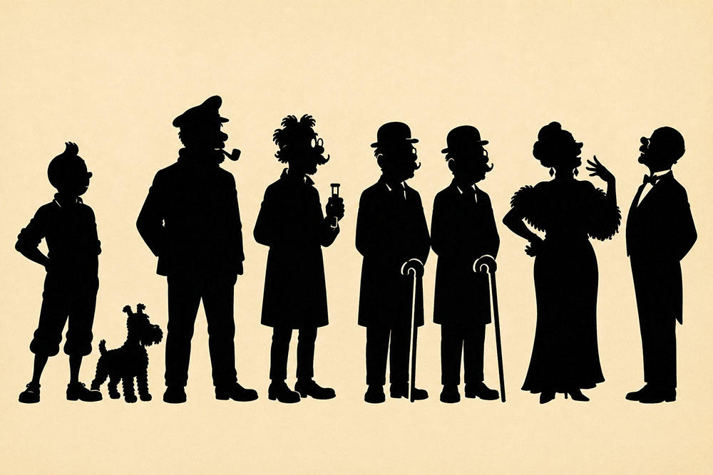 Los personajes de Tintín