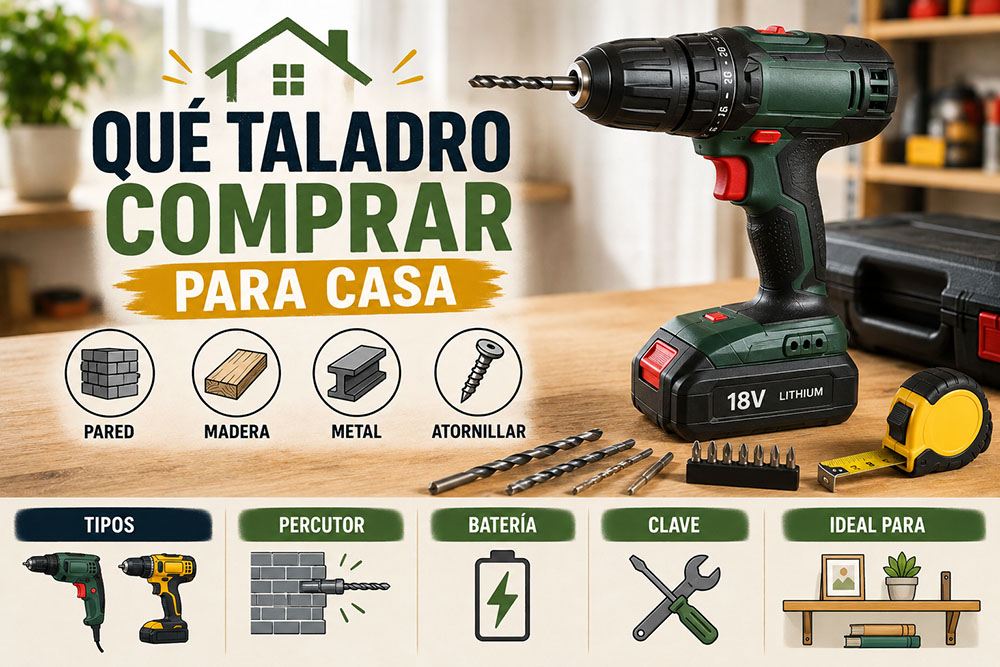 Qué taladro comprar para casa