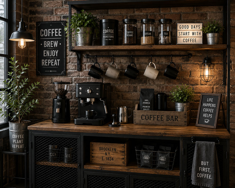 Cómo crear un rincón del café bonito y acogedor