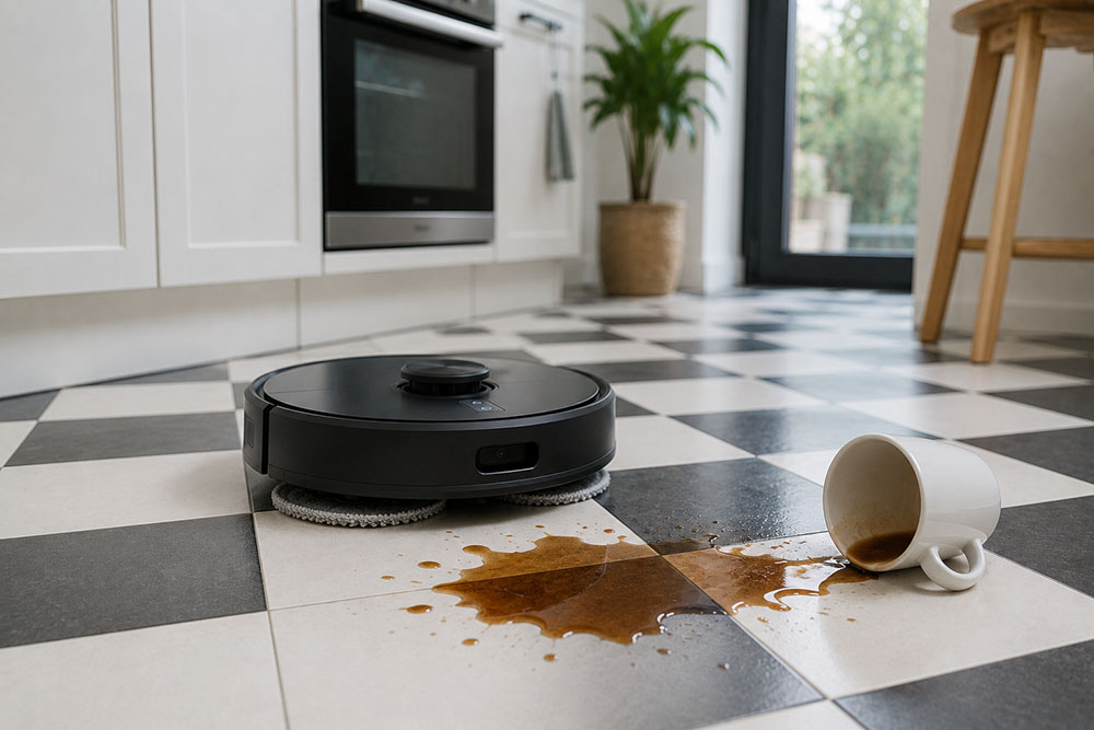 Robot aspirador con fregado