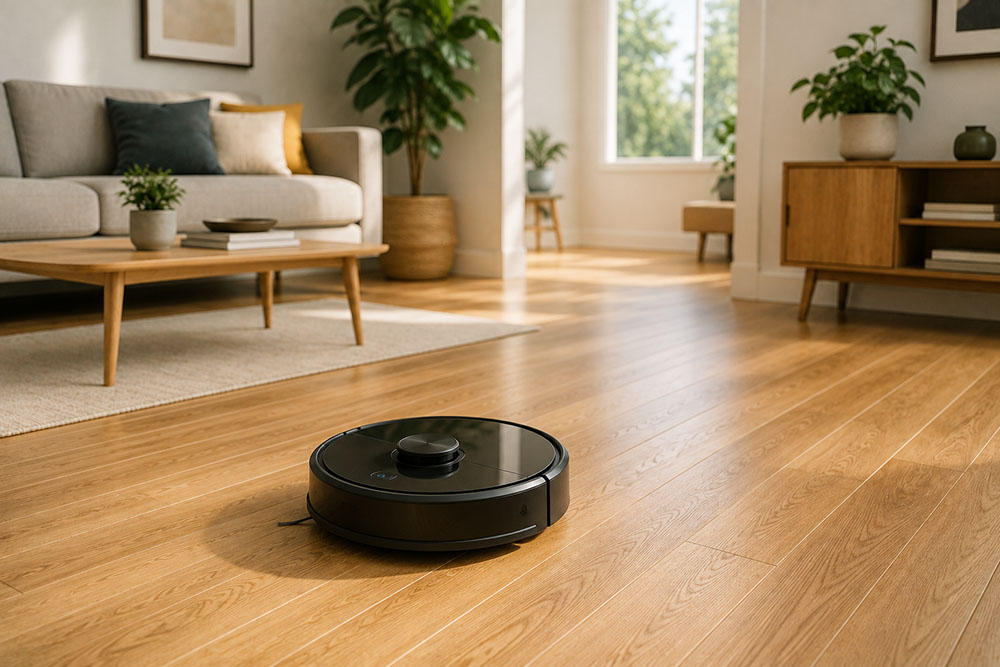 Robot aspirador para parquet