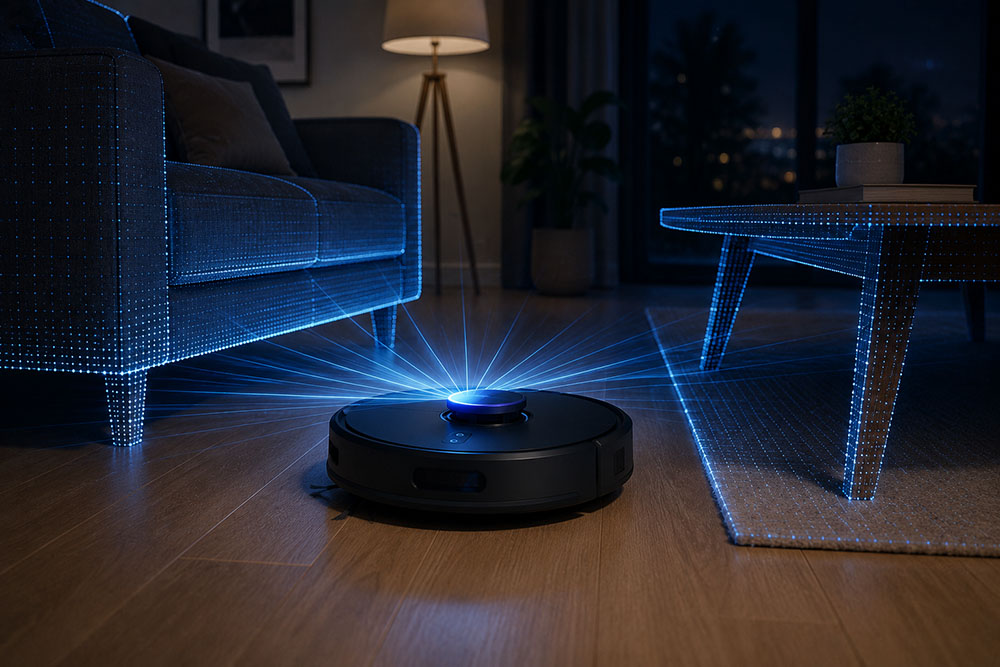 robot aspirador mapeo