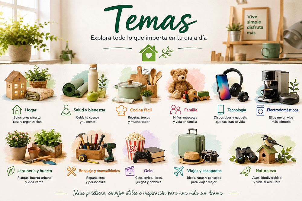 temas de La Casa sin Drama