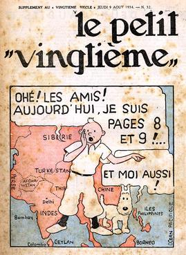 tintin le petit vinglieme La historia de Hergé y cómo nació Tintín