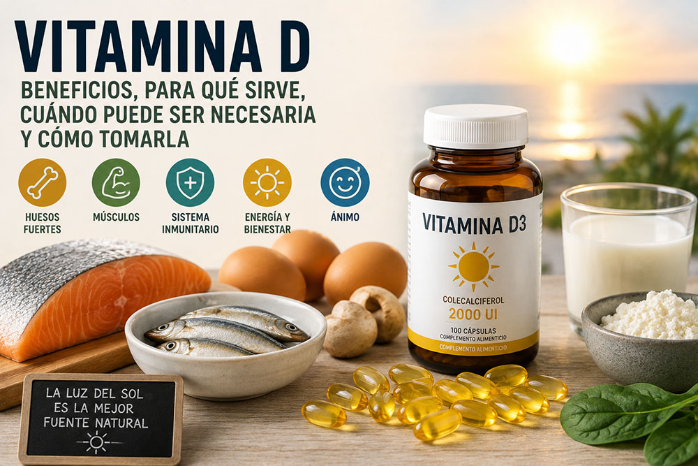 Vitamina D: beneficios, para qué sirve