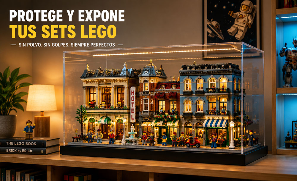 Vitrinas para LEGO: Cómo proteger y exponer tus sets con vitrinas transparentes