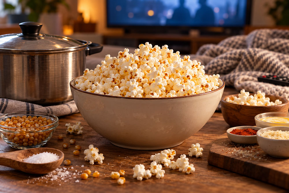 como hacer palomitas caseras